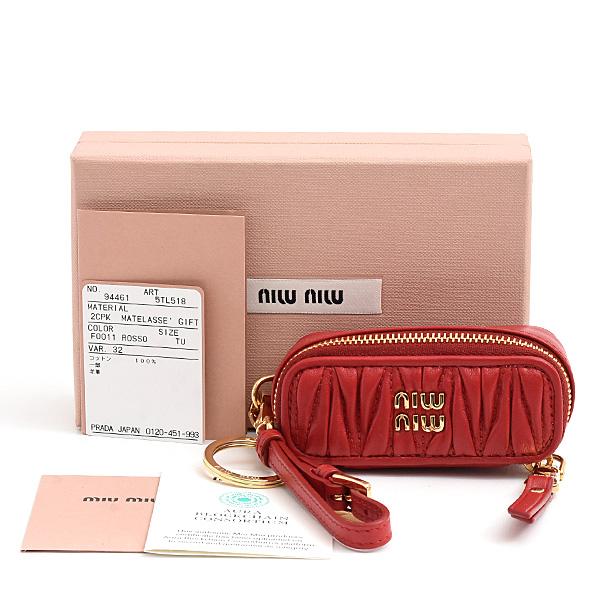 miu miu（ミュウミュウ） 小物 レディース マテラッセ リップケース