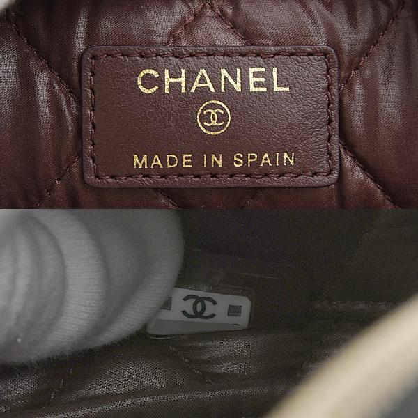 シャネル バッグ レディース マトラッセ コスメポーチ キャビアスキン ランダム ブラック CHANEL A80910 中古の画像
