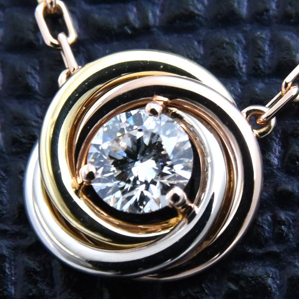 TRINITY（Cartier） カルティエ ネックレス レディース トリニティ 1P