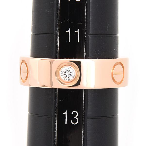 LOVE（Cartier） カルティエ 指輪 レディース ハーフダイヤ ラブ