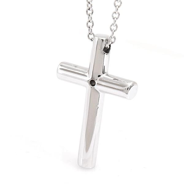 TIFFANY&Co.（ティファニー） ネックレス レディース 1Pダイヤ クロス