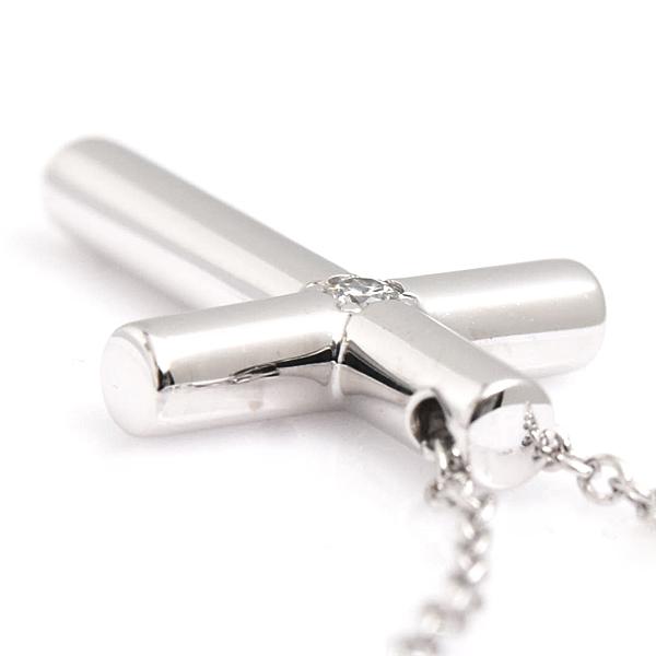TIFFANY&Co.（ティファニー） ネックレス レディース 1Pダイヤ クロス