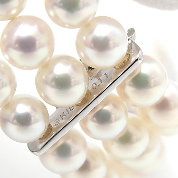 MIKIMOTO（ミキモト） ブレス レディース 3連 ベビーパール 真珠