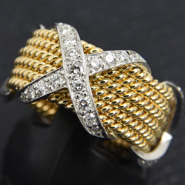 コ*品様 Tiffany & Co. ゴールドリング ダイヤモンド TIFFANY&Co.（ティファニー） 指輪 レディース ジャンシュランバージェ