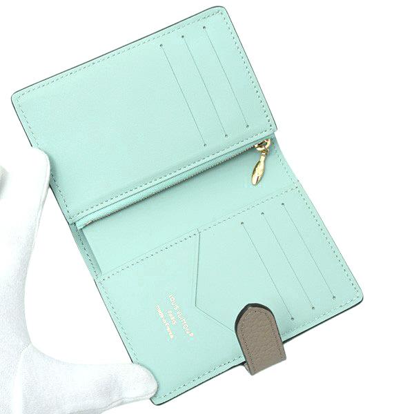 未使用 ルイヴィトン  LV ヴェルティカル ウォレット コンパクト 二つ折り財布 コンパクト財布 ガレ ベージュ  M82198 LOUIS VUITTON（ルイ・ヴィトン） 未使用 LV ヴェルティカル
