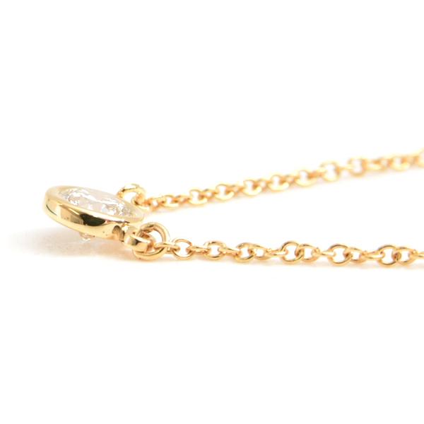 ティファニー ネックレス レディース バイザヤード ネックレス D0.2ct G-VVS2-3Ex ゴールド TIFFANY 750YG 中古 | Diamonds By The Yard | 02