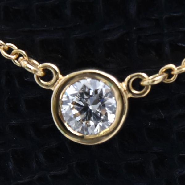 ティファニー ネックレス レディース バイザヤード ネックレス D0.2ct G-VVS2-3Ex ゴールド TIFFANY 750YG 中古 | Diamonds By The Yard | 08