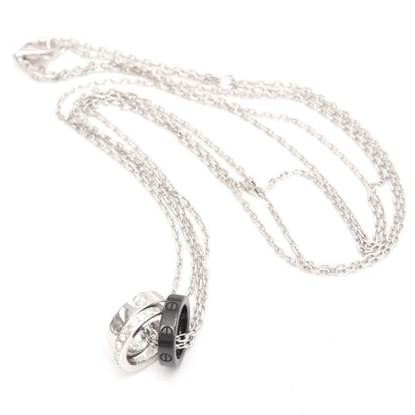 LOVE（Cartier） カルティエ ネックレス レディース ラブ スリーフープ