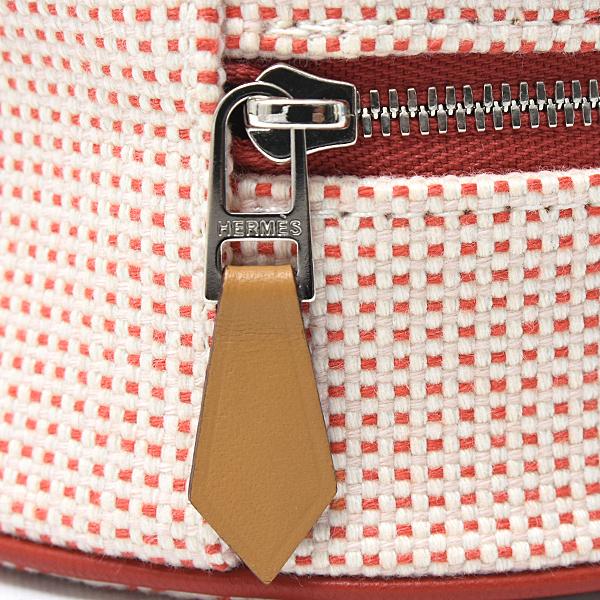 エルメス バッグ レディース ポーチ エヴァジオン トワルアッシュ ヴァーミリオン HERMES 中古_6