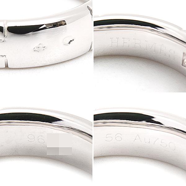 HERMES（エルメス） 指輪 メンズ ヘラクレス リング 刻印サイズ56 実測