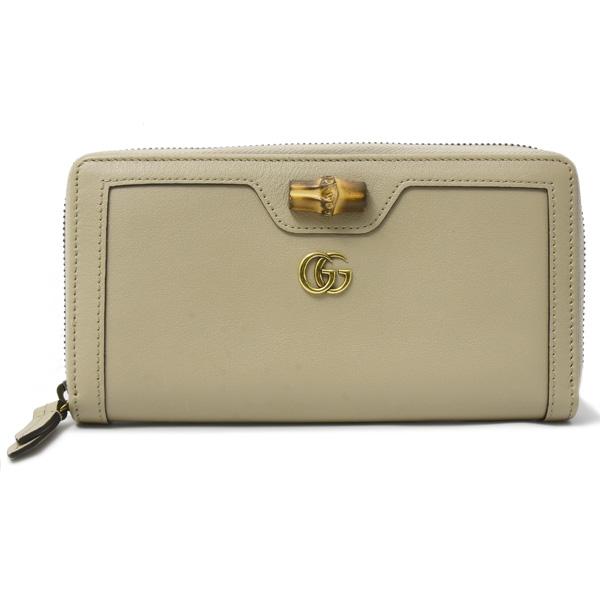 GUCCI（グッチ） 財布 レディース ダブルG 長財布 ラウンドファスナー 