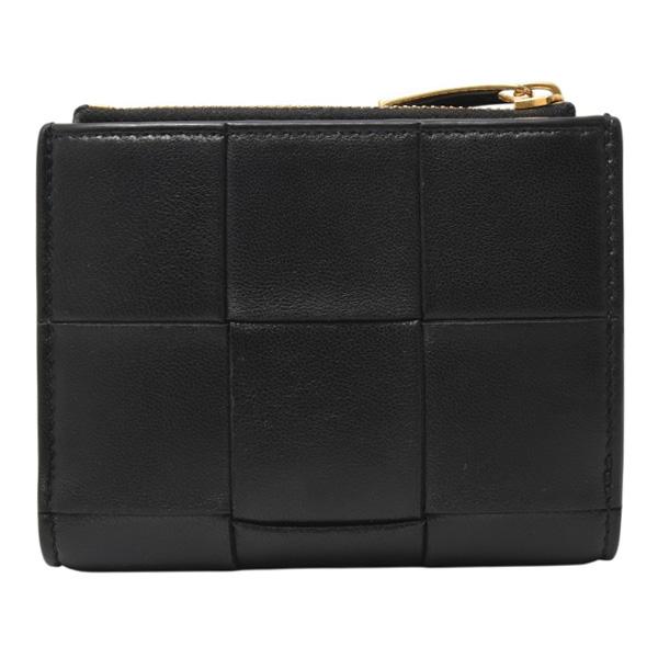 【美品】 ボッテガヴェネタ 財布 マキシイントレチャート カセット グレー 箱付 BOTTEGA VENETA（ボッテガ・ヴェネタ） マキシイントレチャート