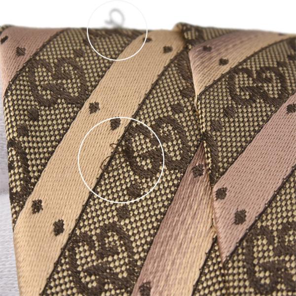 GUCCI（グッチ） 服飾小物 メンズ ネクタイ GG シルク ゴールド