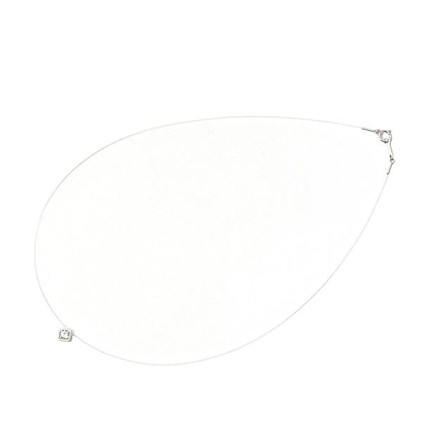 TASAKI（タサキ） ネックレス レディース K18WG K14WG 1Pクリア