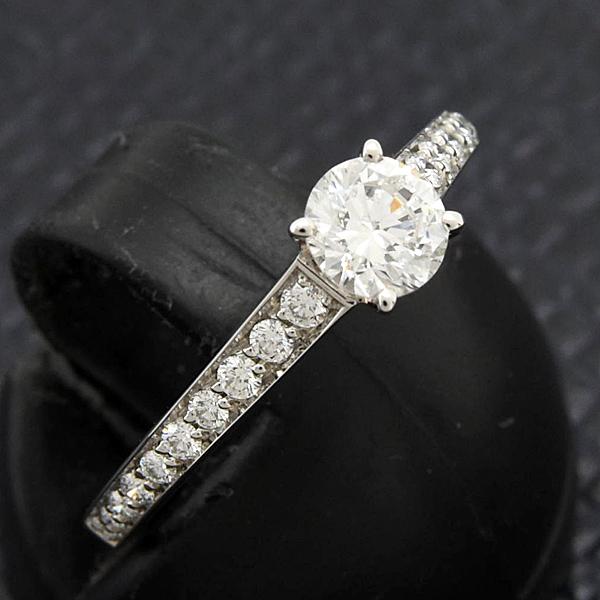美品 Cartier カルティエ リング ダイヤモンド ソリテール 指輪 8号 SOLITAIRE 1895 カルティエ 指輪 レディース ソリテール ダイヤ リング