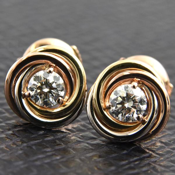 TRINITY（Cartier） カルティエ ピアス レディース トリニティ