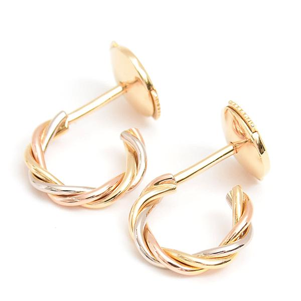 TRINITY（Cartier） カルティエ ピアス レディース トリニティ