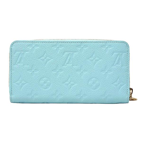 ☆箱付極美品☆ルイヴィトン アンプラント 長財布 ジッピーウォレット 青 水色 LOUIS VUITTON（ルイ・ヴィトン） 財布 レディース ジッピーウォレット