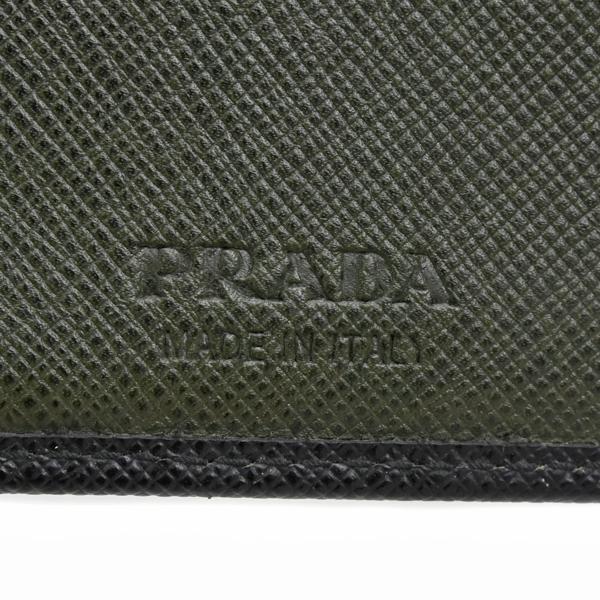 PRADA（プラダ） 財布 メンズ ロゴ 二つ折り財布 小銭入れ カード入れ