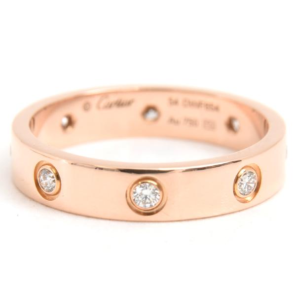LOVE（Cartier） カルティエ 指輪 レディース ミニラブ フルダイヤ