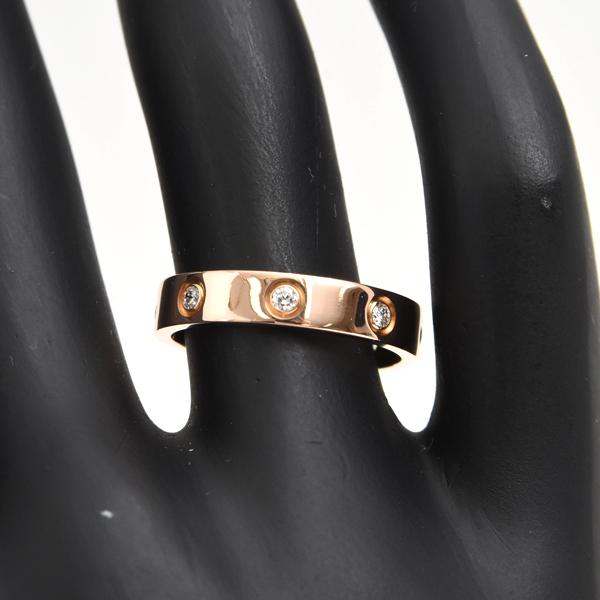 LOVE（Cartier） カルティエ 指輪 レディース ミニラブ フルダイヤ