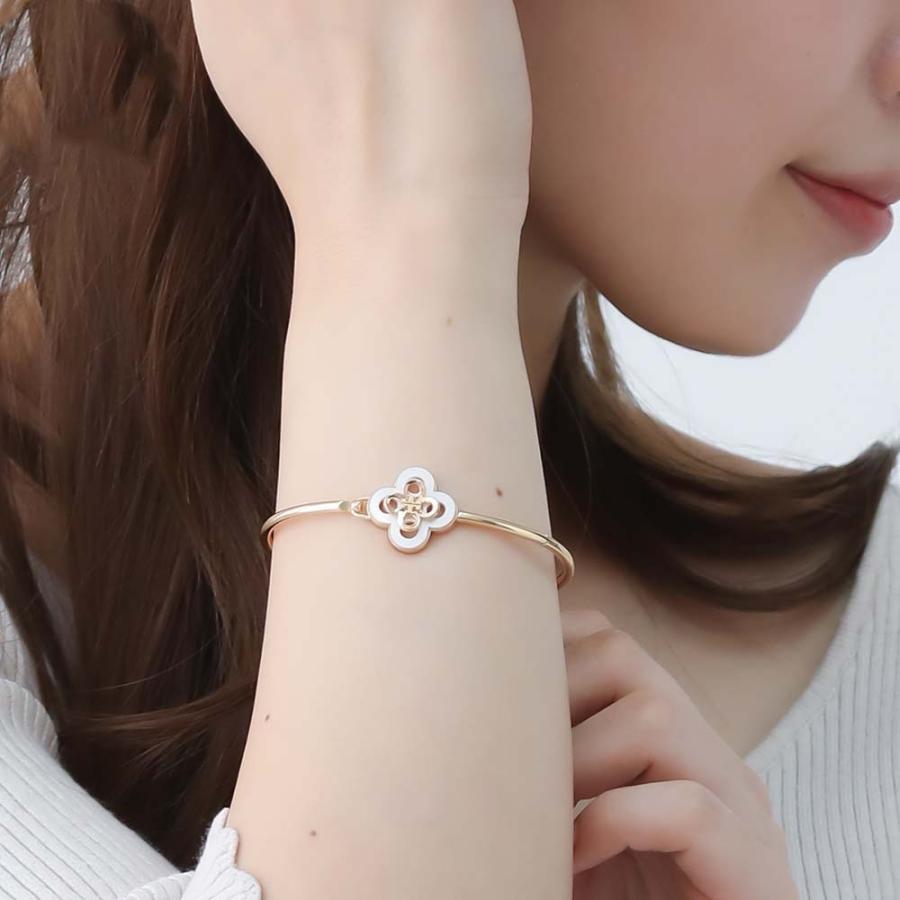 TORY BURCH（トリーバーチ） 全品P5倍!最大1万円クーポン7/15迄★トリーバーチ 154278 700 キラ クローバー ヒンジ ...