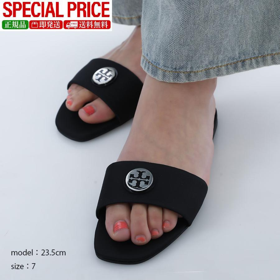 Tory Burch ミュール サンダル スエード 黒 サイズ7 Chelsea（TORY BURCH） 新品・正規品 決算セール☆TORY BURCH