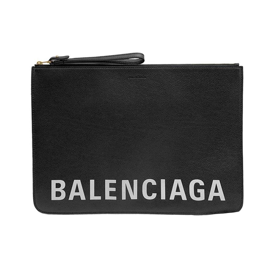 【漂う高級感】 BALENCIAGA バレンシアガ クラッチバッグ レザー BALENCIAGA（バレンシアガ） クラシックエンベロープ ブラック レザー