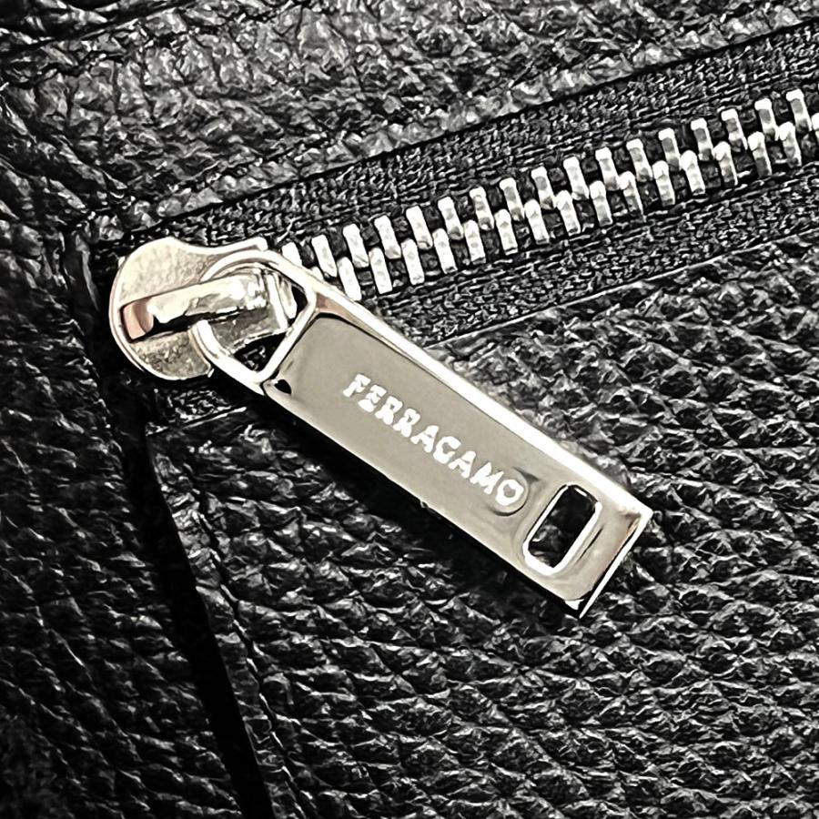 新品・正規品 決算セール☆FERRAGAMO フェラガモ 二つ折り 長財布 66 1775 メンズ レザー ガンチーニ ロゴの画像