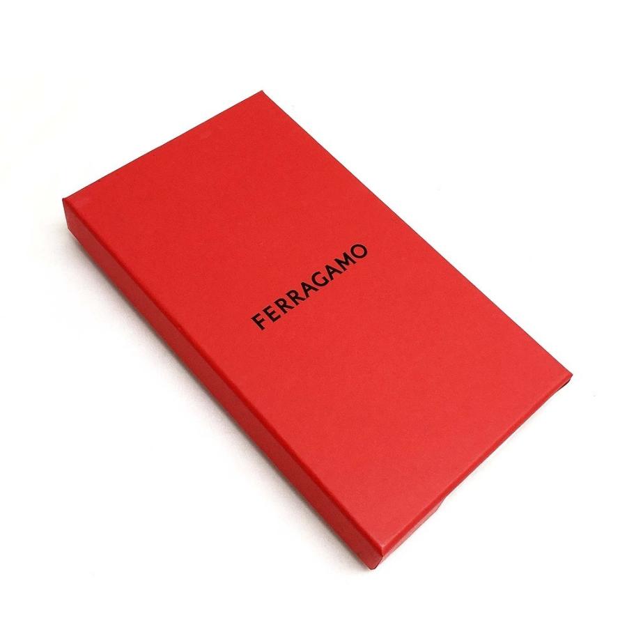 新品・正規品 決算セール☆FERRAGAMO フェラガモ 二つ折り 長財布 66 1775 メンズ レザー ガンチーニ ロゴの画像