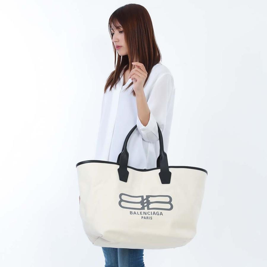 【極美品】バレンシアガ ジャンボスモール バッグ トート ミラーロゴ キャンバス 正規品 バレンシアガ トートバッグ ミラーロゴ ジャンボ