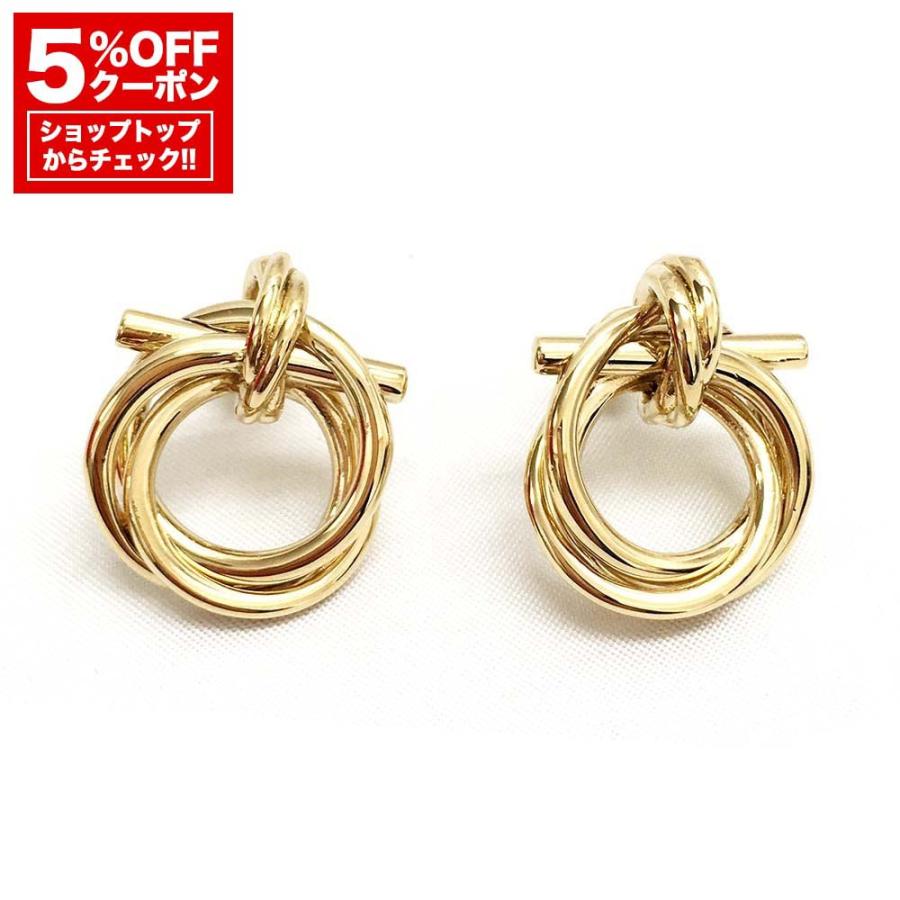 大きめサイズ フェラガモ フープ ピアス ガンチーニ ゴールド 大きめサイズ フェラガモ フープ ピアス ガンチーニ ゴールド