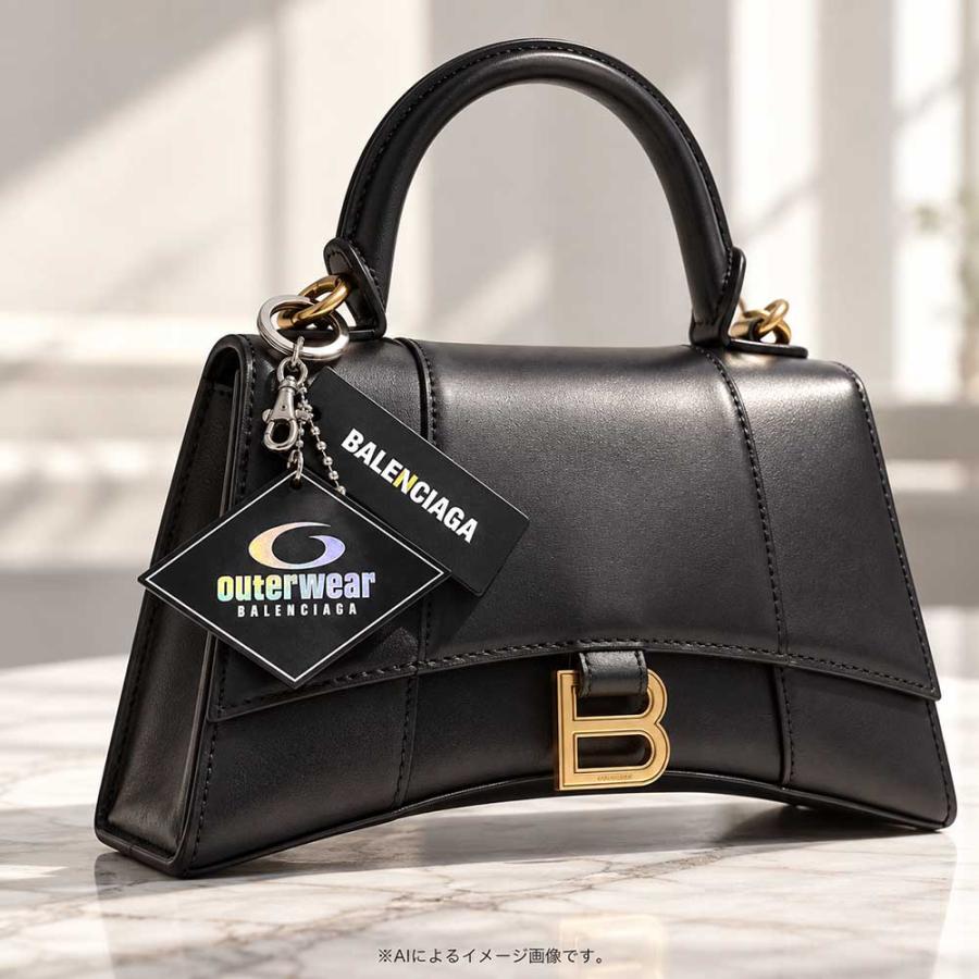 【期間限定値下げ】BALENCIAGA レザーキーホルダー ブラック BALENCIAGA（バレンシアガ） キーホルダー 842470 2AB10 1179 2タグ