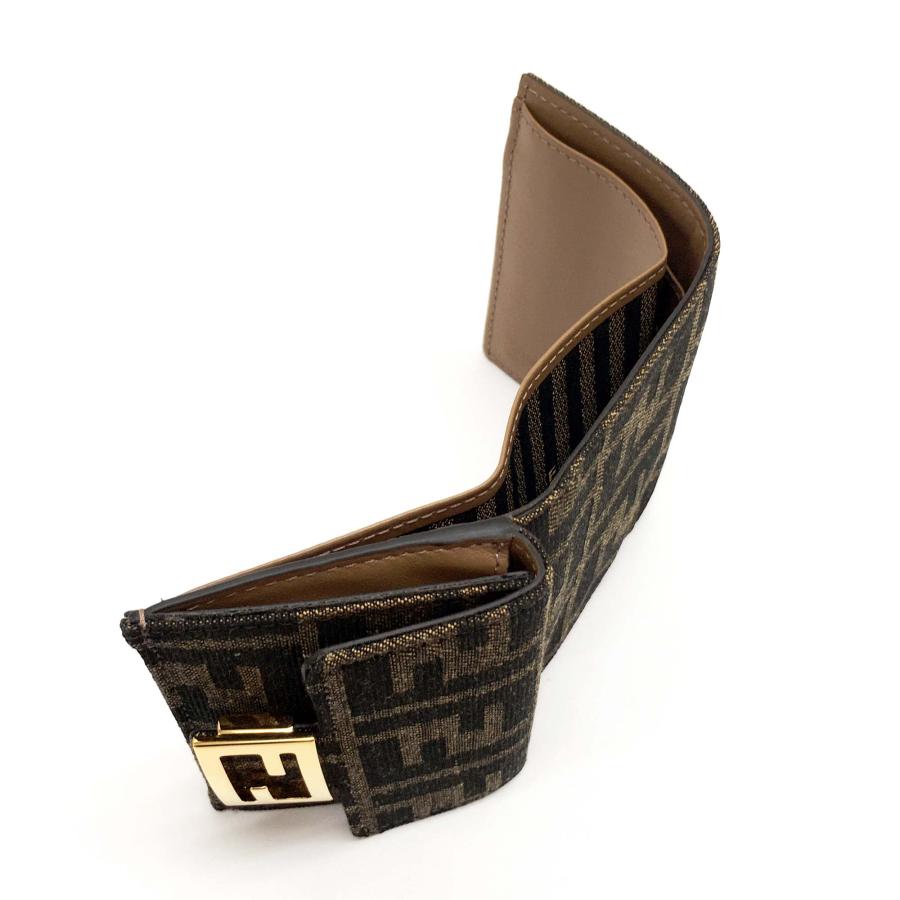 FENDI フェンディ8M0395 A98P F0A6E FFモチーフ ミニウォレット