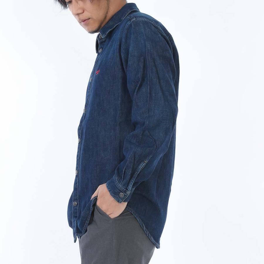 新品 DIESEL A03534 068KD 01 長袖 デニムシャツ M DIESEL 全品5%OFFクーポン☆30日迄☆ディーゼル A03534 068KD 01
