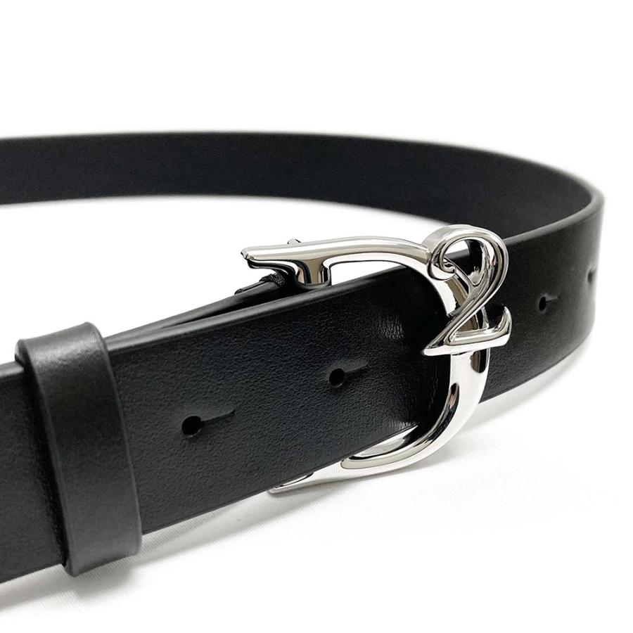 新品訳アリ】DSQUARED2 ☆ D2ブランドロゴバックル レザーベルト 新品訳アリ】DSQUARED2 ☆ D2ブランドロゴバックル レザーベルト