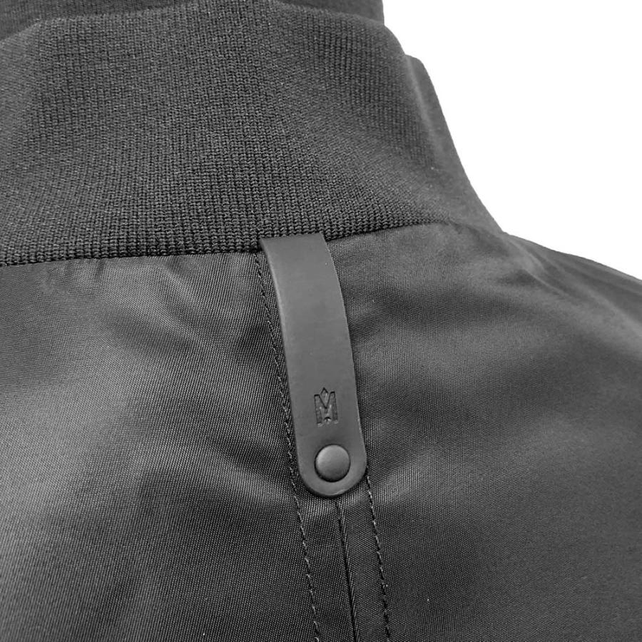 新品・正規品 決算セール☆MACKAGE サテン マッカージュ ボンバージャケット EMILIO エミリオ メンズ ブラックの画像