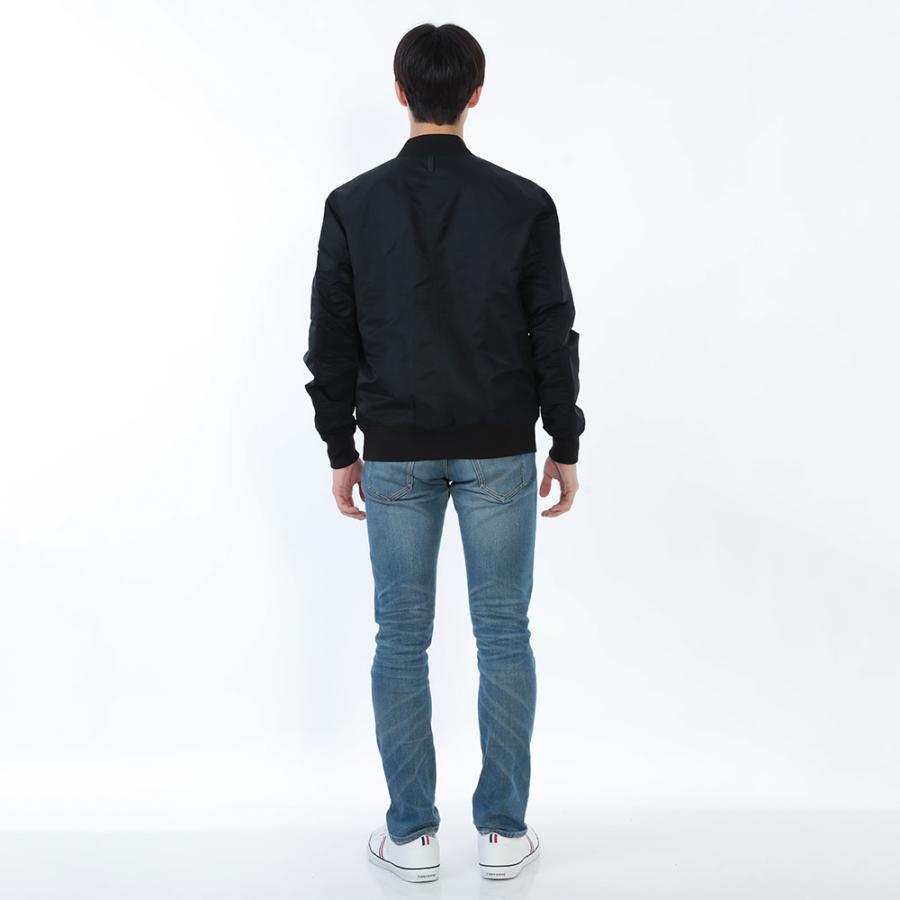 新品・正規品 決算セール☆MACKAGE サテン マッカージュ ボンバージャケット EMILIO エミリオ メンズ ブラックの画像