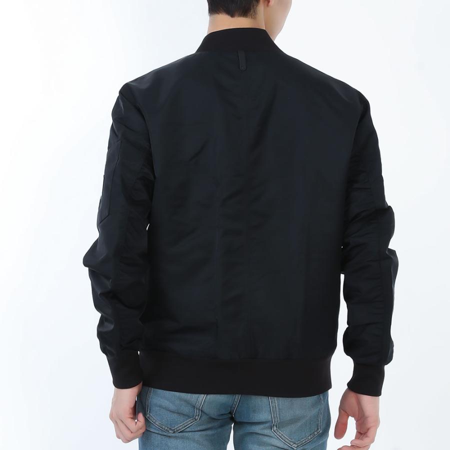 新品・正規品 決算セール☆MACKAGE サテン マッカージュ ボンバージャケット EMILIO エミリオ メンズ ブラックの画像