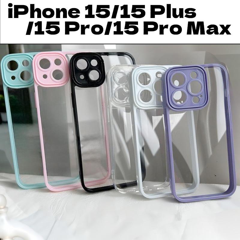 iPhone15ケースとハンドメイド品　です iPhone 15(無印)/15 Plus/15 Pro/15 Pro Max 透明 塩化ビニル