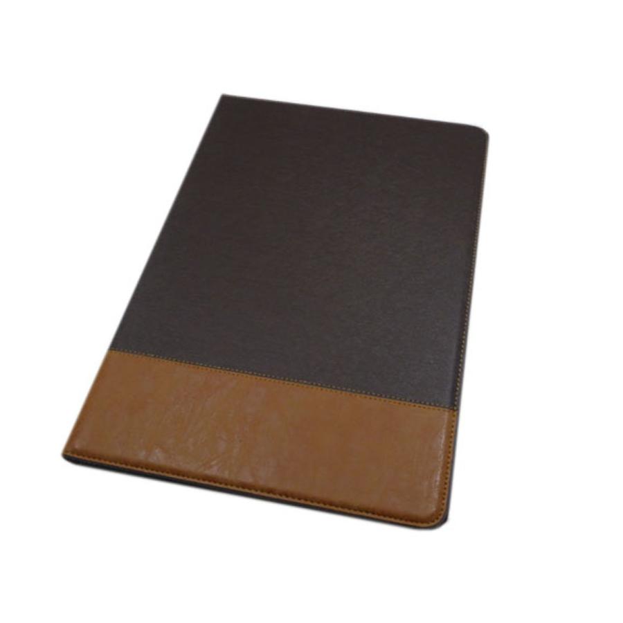 iPad 第5世代 第6世代 ケース 手帳型 レザー調 ステッチ 合皮