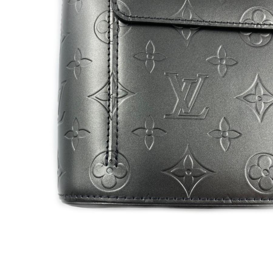 ルイ・ヴィトン アルストン ブラック ノワール シルバー金具 レザー 