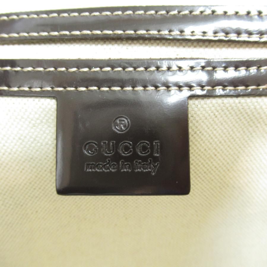 GUCCI グッチ トートバッグ ベージュ系 PVCコーティング GUCCI グッチ トートバッグ ベージュ系 PVCコーティング