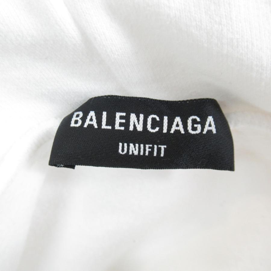 BALENCIAGA バレンシアガ パーカー ホワイト系 コットン 中古 BALENCIAGA バレンシアガ パーカー ホワイト系 コットン 中古