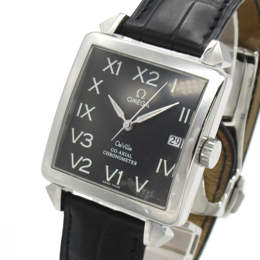 OMEGA オメガ 腕時計 デ・ビル ビザンチウム 腕時計 ウォッチ ブラック系 ステンレススチール 中古 メンズ｜brandoff｜03