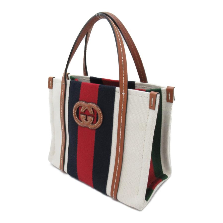 GUCCI グッチ ウェブストライプインターロッキング トートバッグ GUCCI グッチ ウェブストライプインターロッキング トートバッグ