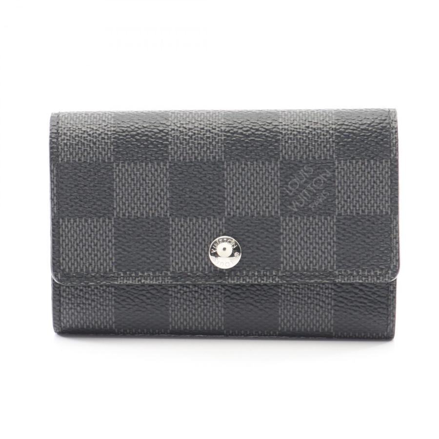 ☆美品☆　ルイヴィトン ダミエ グラフィット ミュルティクレ6 ルイ・ヴィトン LOUIS VUITTON ミュルティクレ6 N62662 ブラック