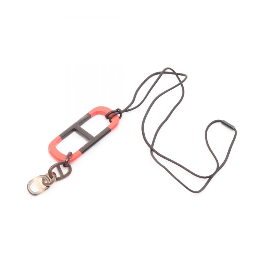 HERMES エルメス オクールデュフォーブル レザー ネックレス レッド レディース HERMES（エルメス） 爆買 アマール ブランドオフ レザー ネックレス