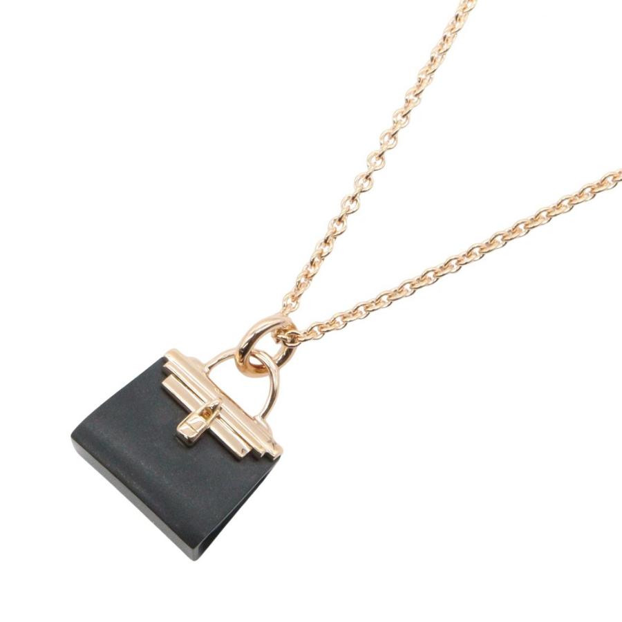 HERMES（エルメス） アミュレット ケリーブラックジェイド ネックレス