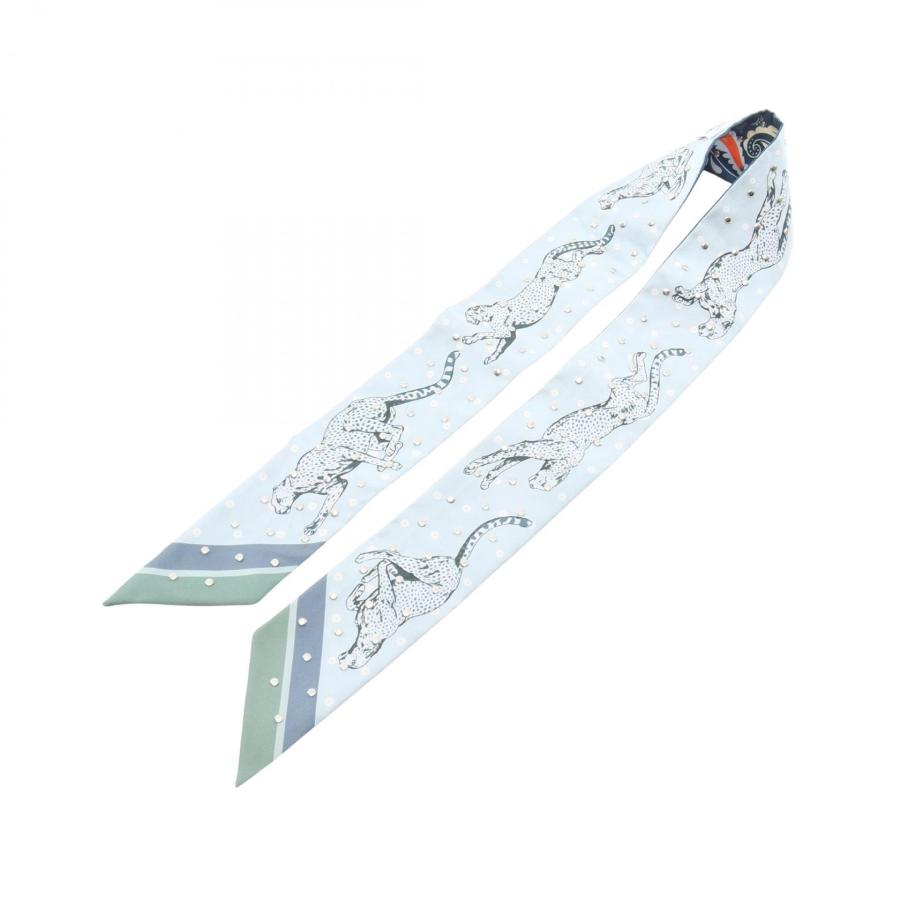 エルメス ツイリー GUEPARDS BANDANA ブランドオフ HERMES シルク スカーフ シルク 中古 レディース_2